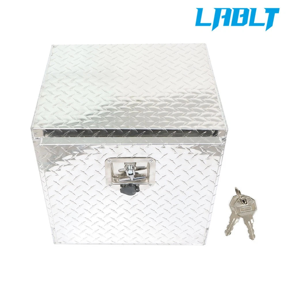 18" Silver Aluminum Underbody Tool Box for Trailer RV Bed Storage