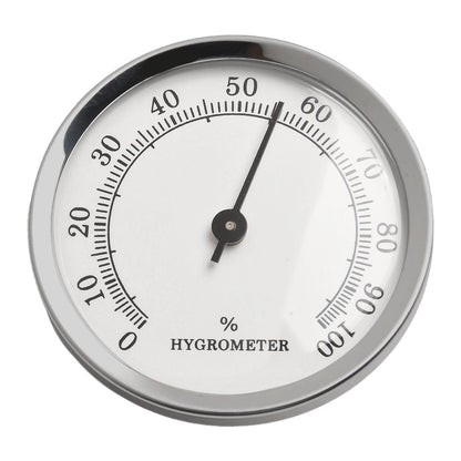 Magnetic Backed Aluminum Alloy Hygrometer for Humidity Tracking
