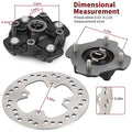 Front Left/Right Wheel Hub with Brake Disc for Honda 44615-HR3-A20 45251-HR6-A62