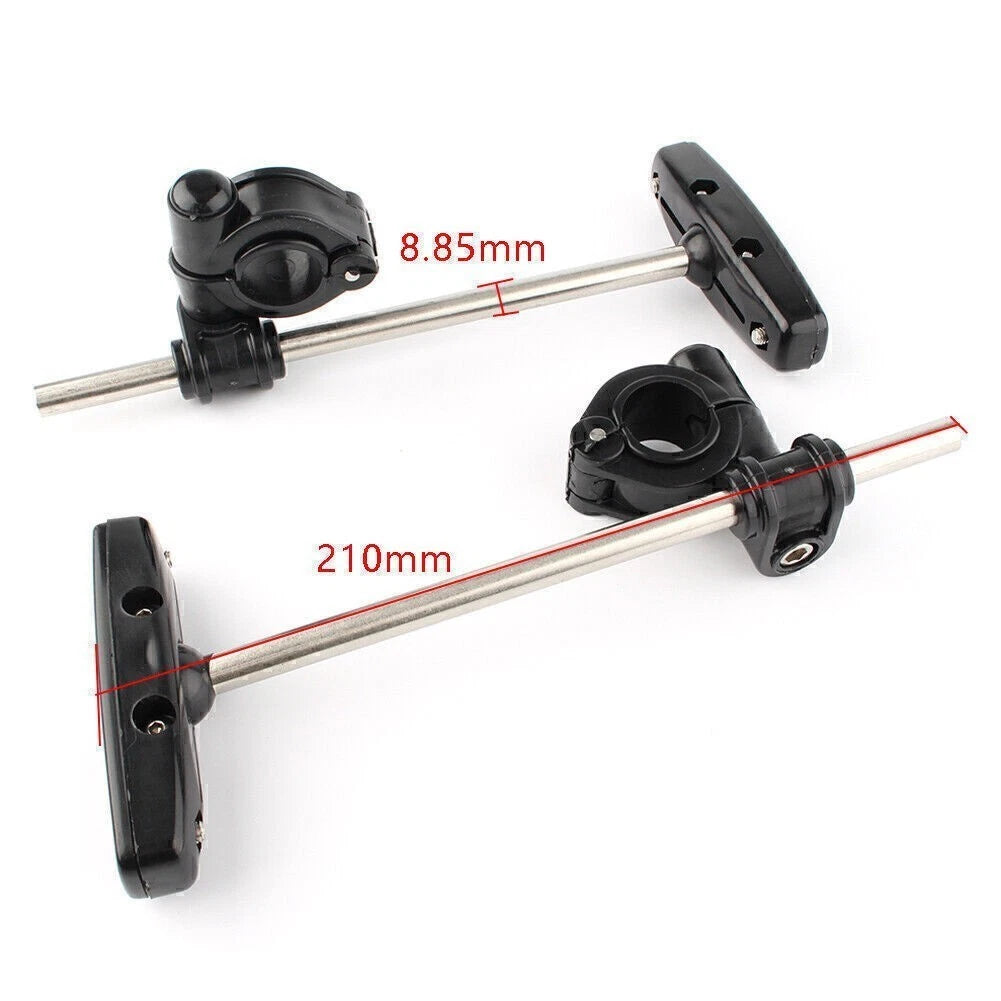 Universal Front Windshield for Motorcycle with 7/8" 1" Handlebar (Universal)