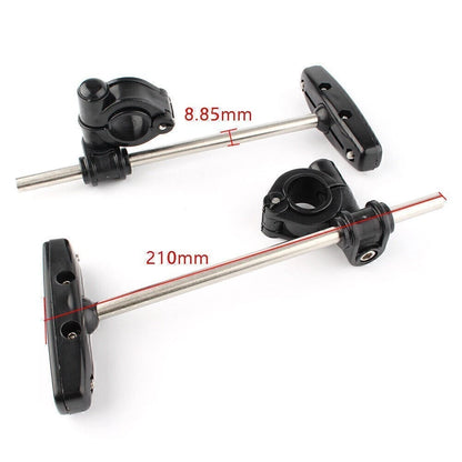 Universal Front Windshield for Motorcycle with 7/8" 1" Handlebar (Universal)