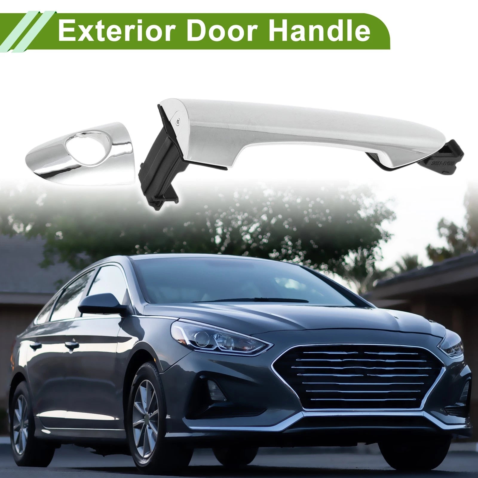 Exterior Door Handle Replacement Front Left for Hyundai Santa Fe (2009–2015)