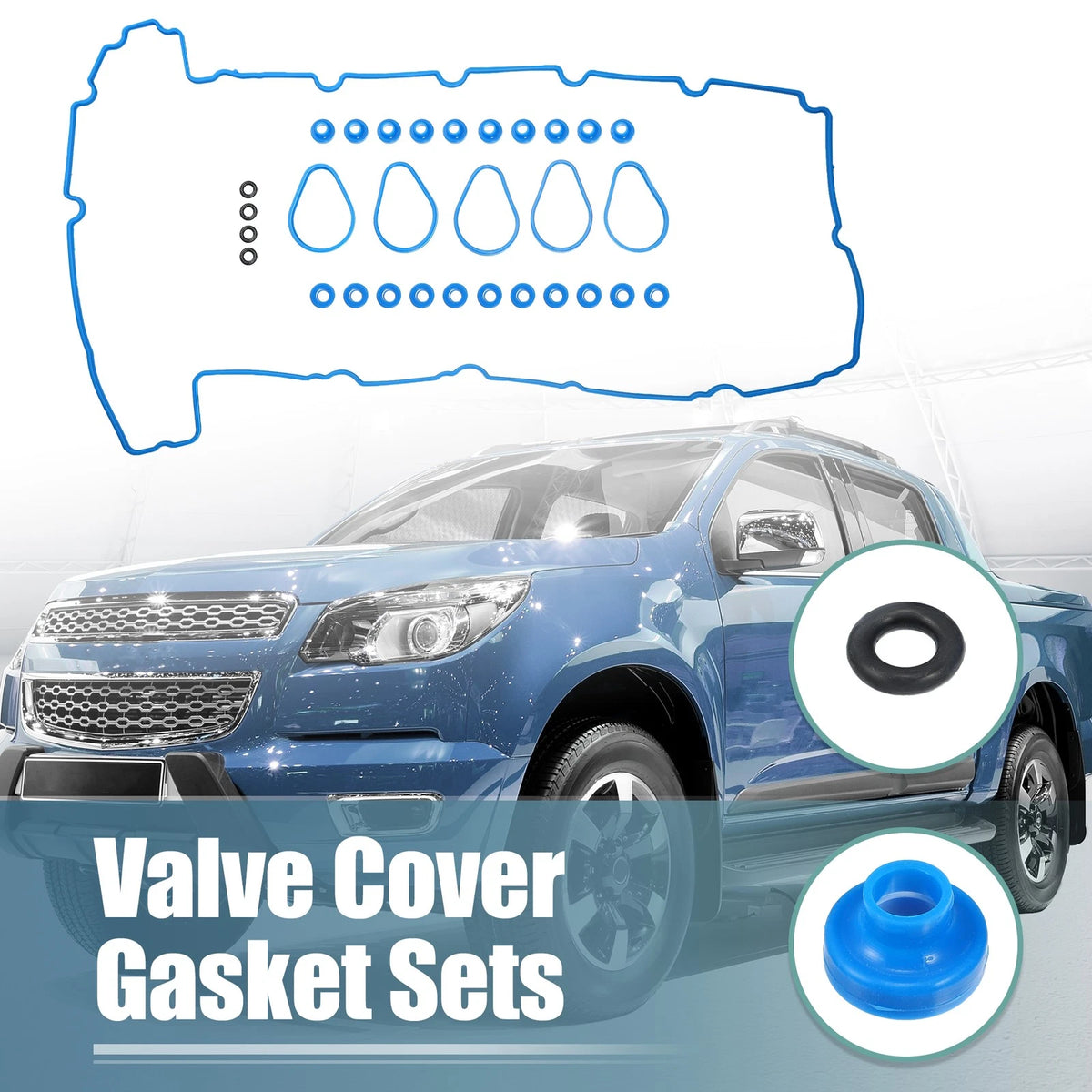 Valve Cover Gasket Seal Set Kit for Chevy for GMC for Hummer (OEM) (2003–2010)