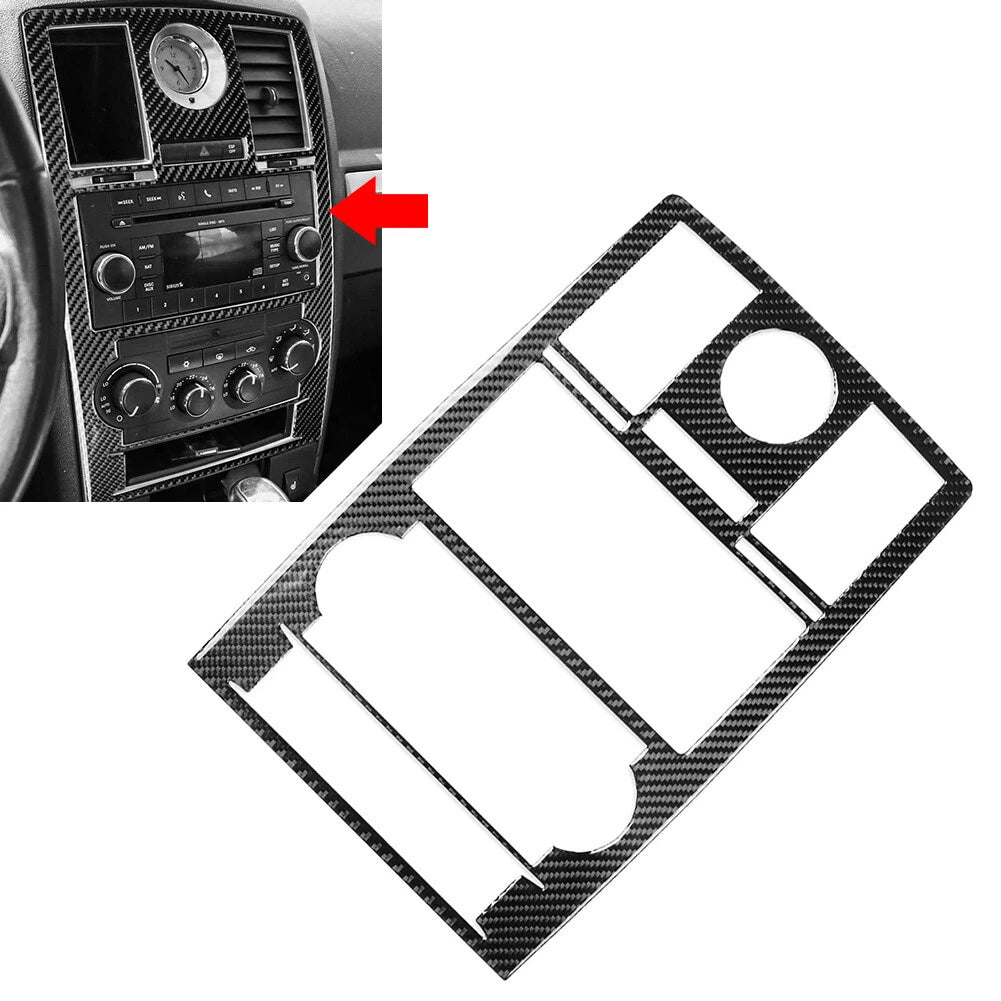 Center Console Climate Control CD Panel Cover Trim for Chrysler 300 (2008–2010)