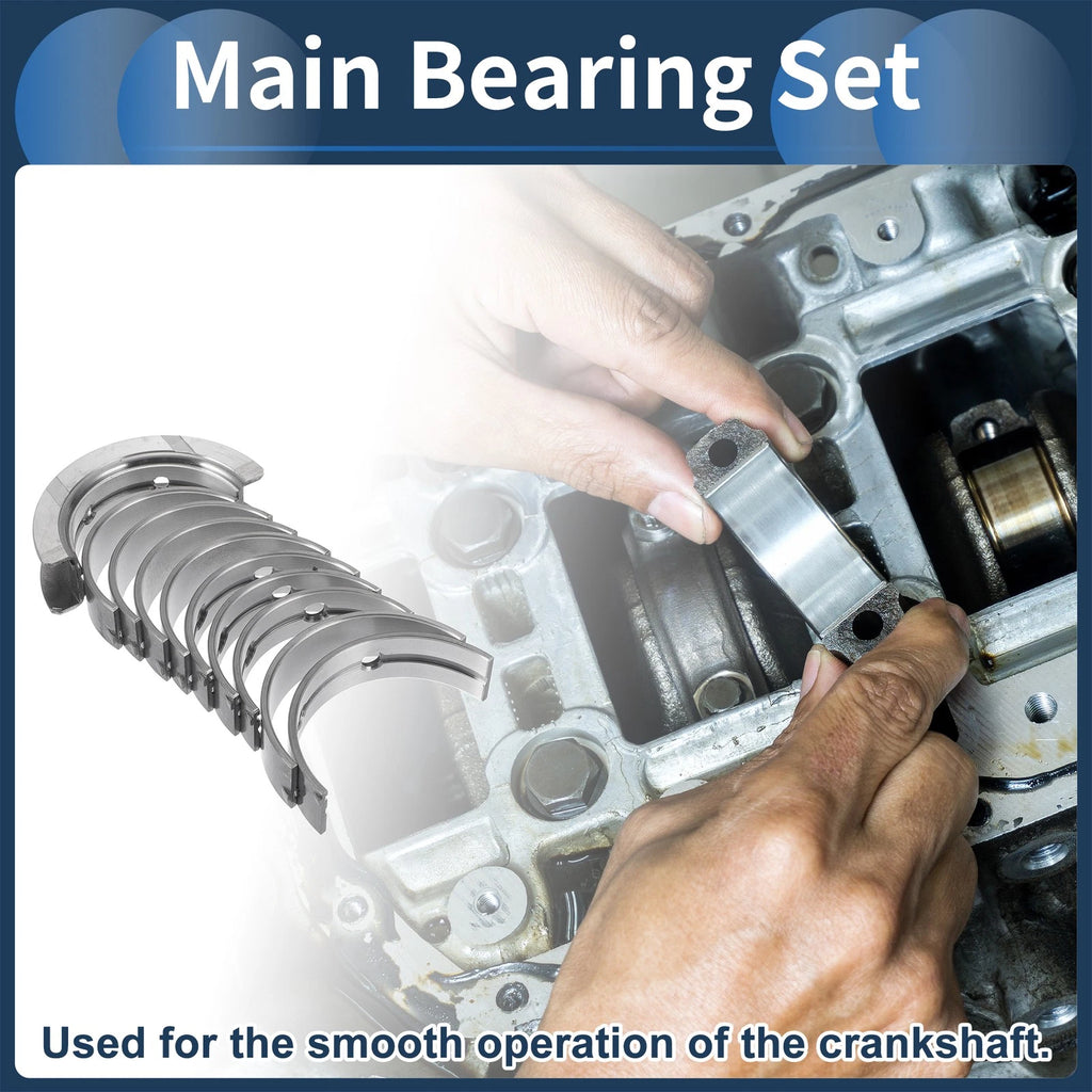 Main Bearing Set Replacement for BMW 125i E82 (2008–2013) 10 Piece Kit