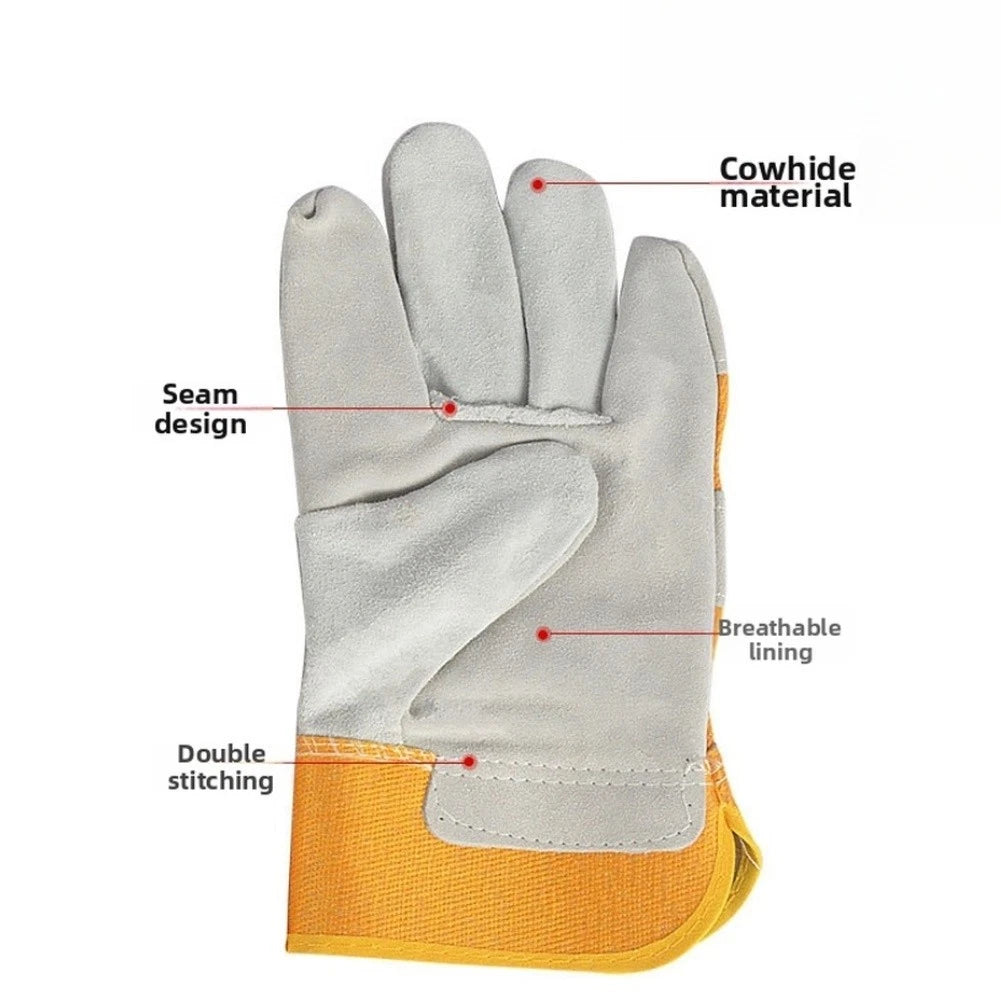 Cowhide Welding Gloves for Heavy Duty Welding Work