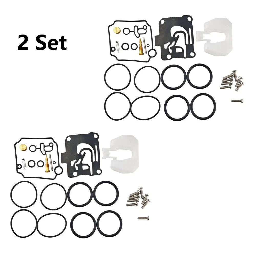 2X Carburetor Rebuild Kit for Yamaha 4Stroke 40 50HP (62Y-W0093-10)