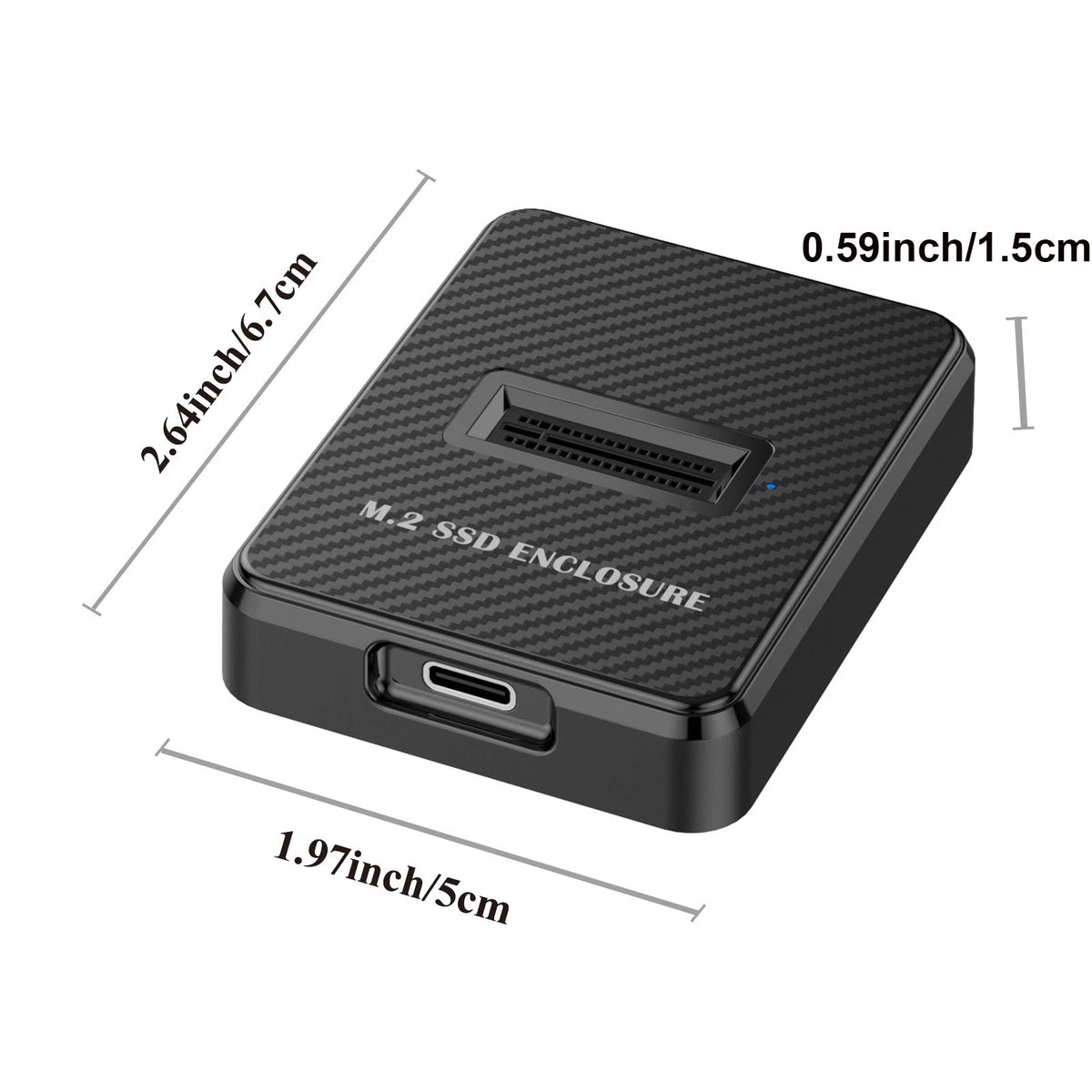 M.2 NVMe & SATA to USB C Dock Station Adapter (10Gbps)