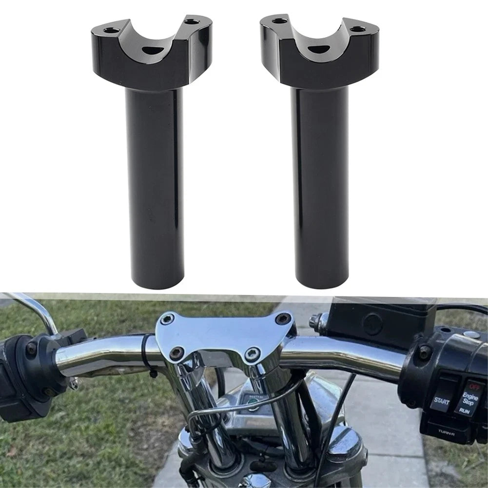 5.5" Straight Handlebar Risers 1" Bar for Harley Touring Dyna Street Bob