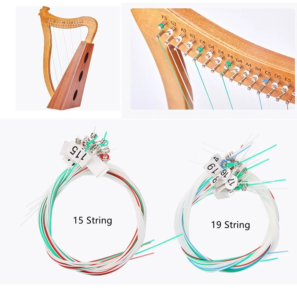 Lyre Strings for Outdoor Street Lyre Harp (No Part Numbers)
