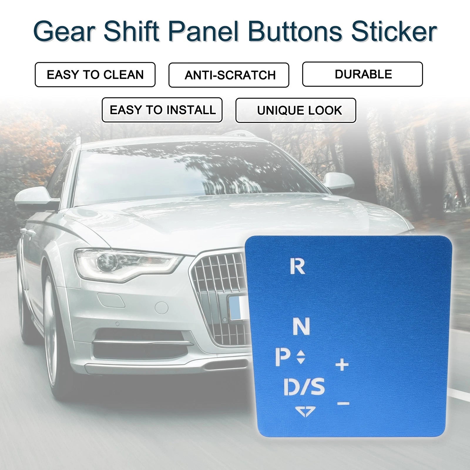 Gear Shift Panel Buttons Replacement for Audi A6 S6 A7 S7 Q7 SQ7 (2020–2023)