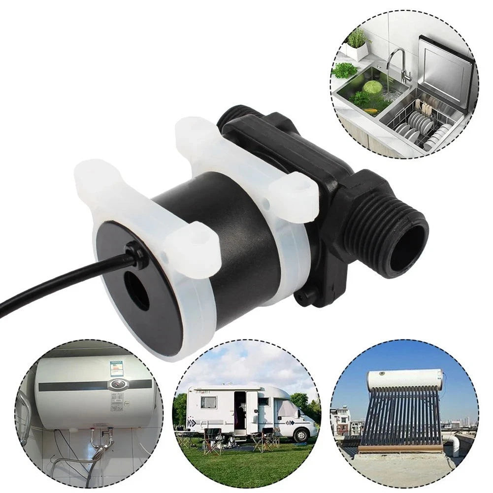 Brushless Solar Water Pump for Compact Applications (DC 12V 24V)