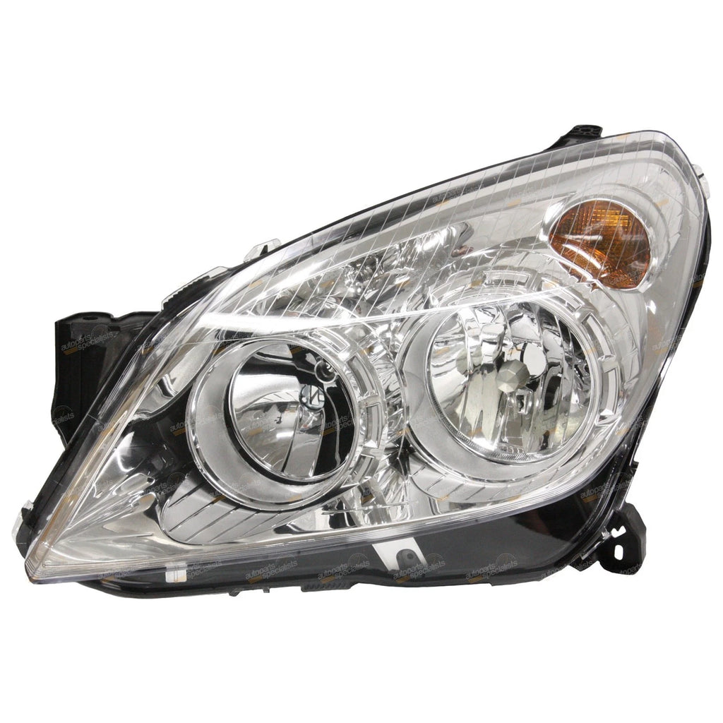LH Chrome Headlight for Holden Astra AH (2004–2009)