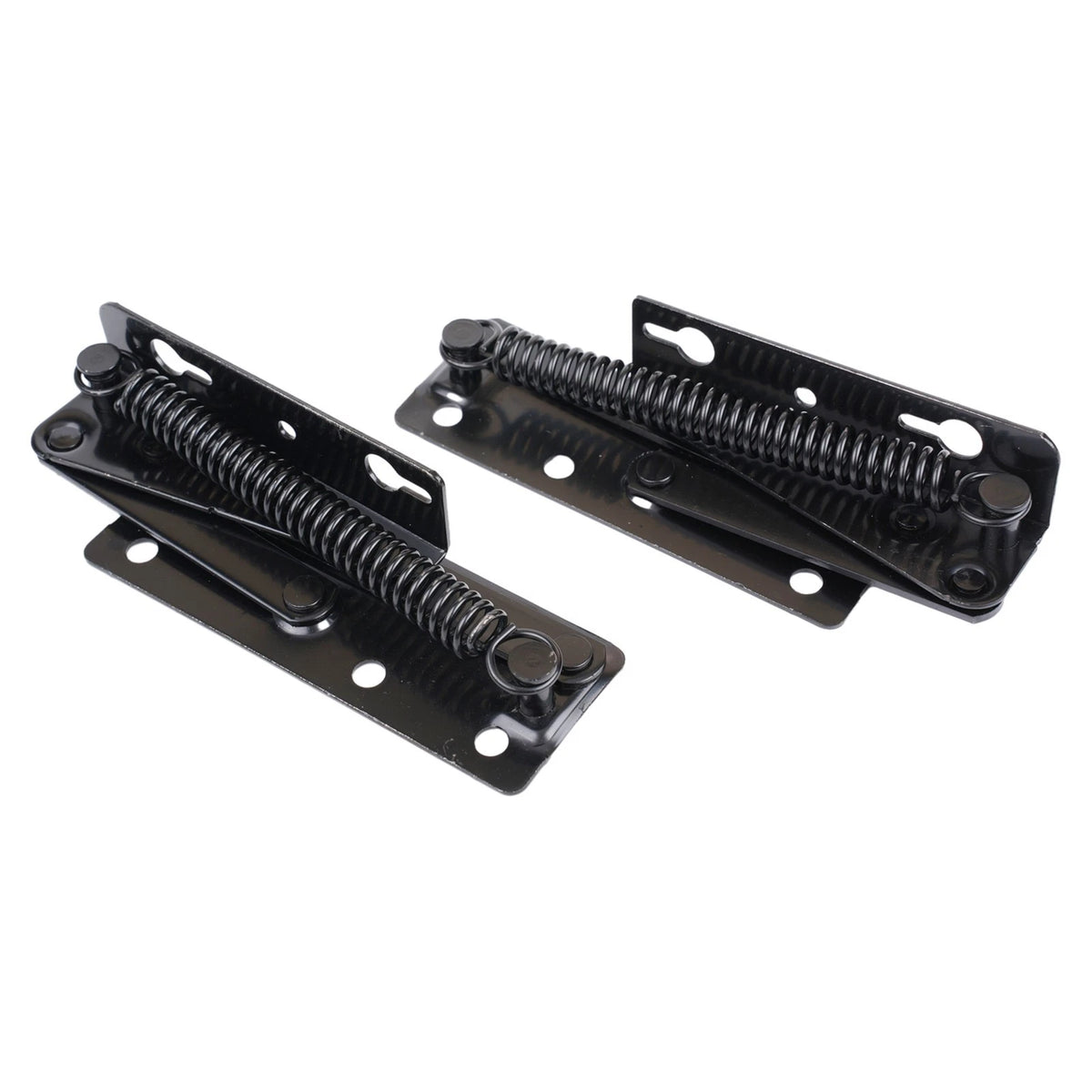 2Pcs Adjustable Angle Mechanism Hinge for Sofa Bed Hardware Black Steel