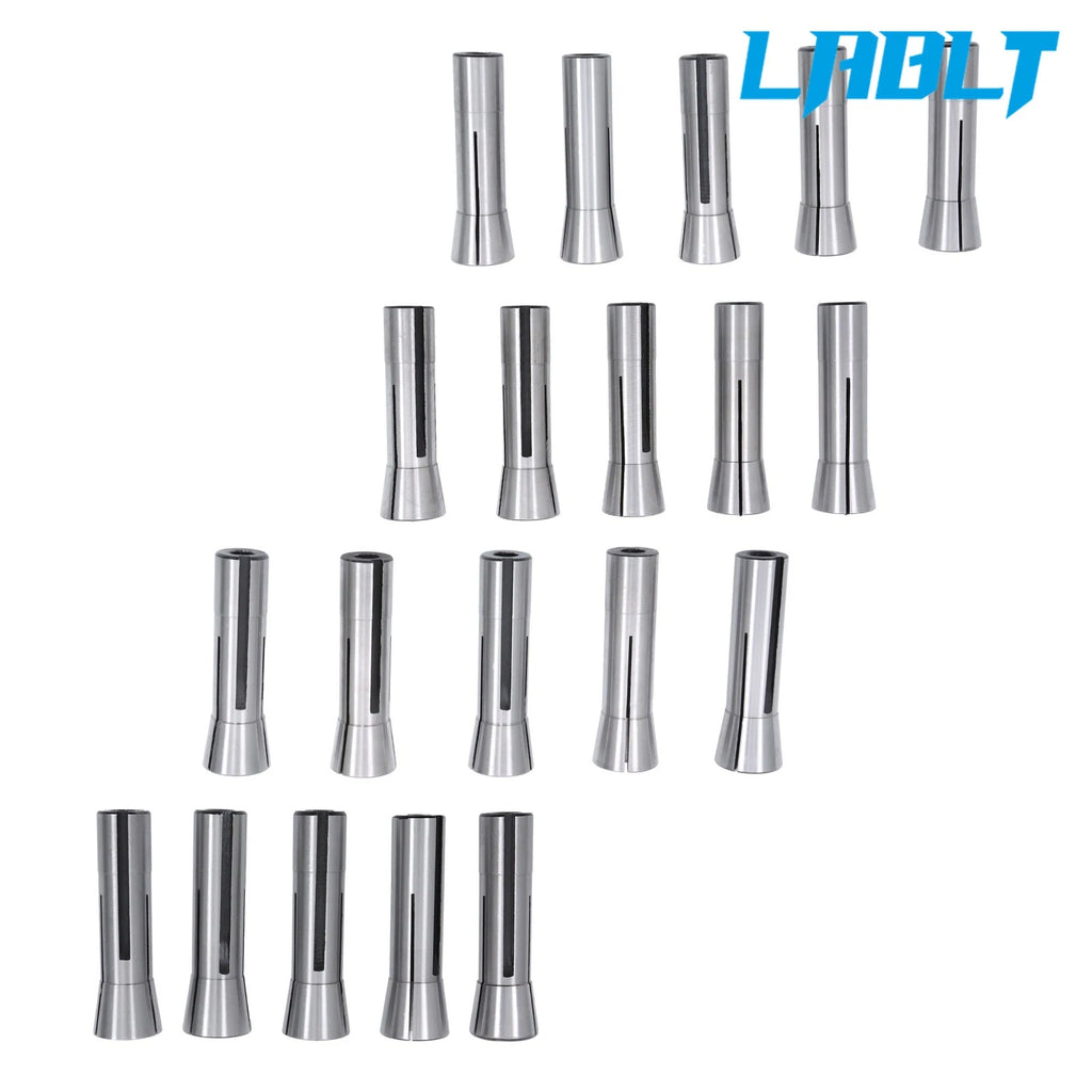 20 Pcs Metric R8 Collet Set for