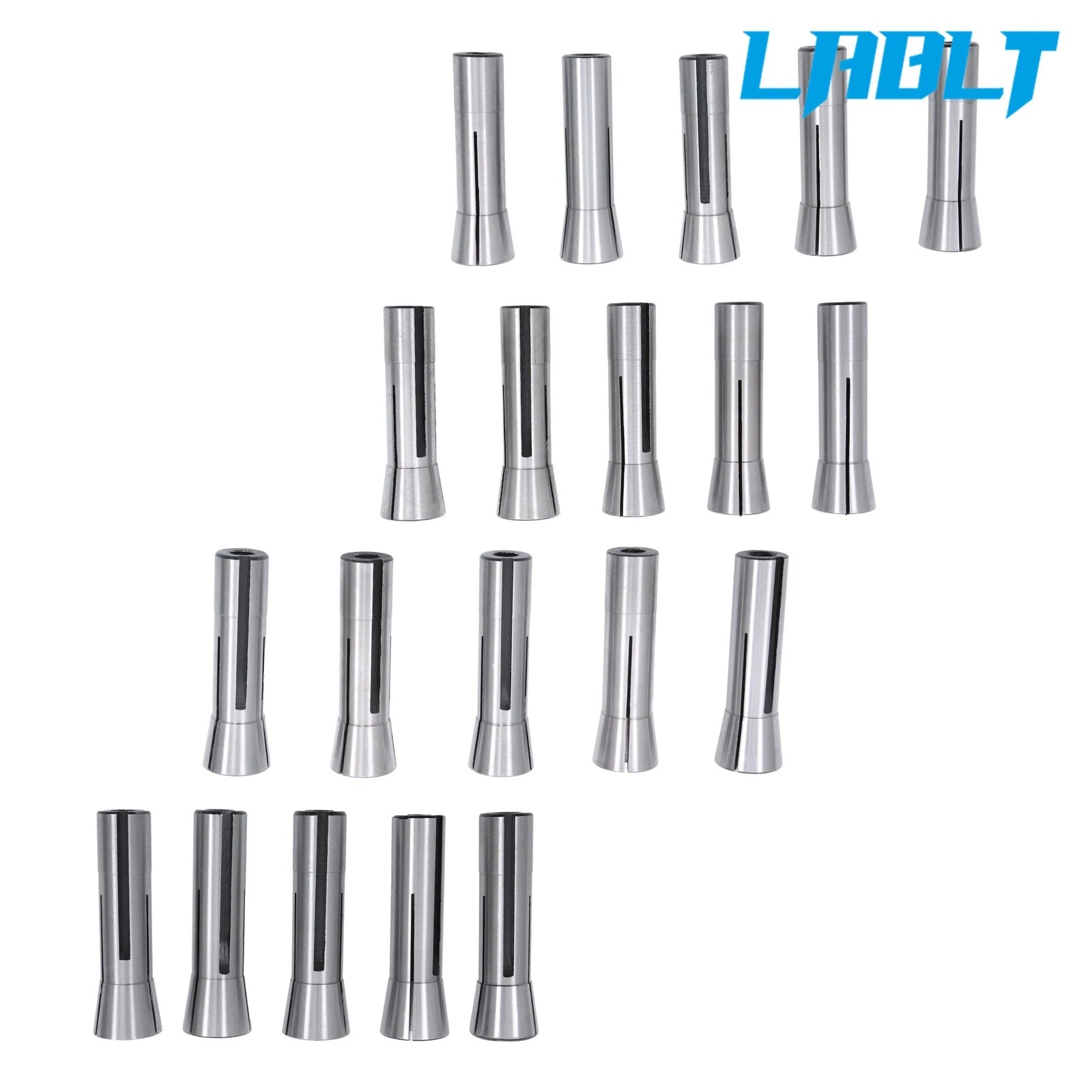 20 Pcs Metric R8 Collet Set for