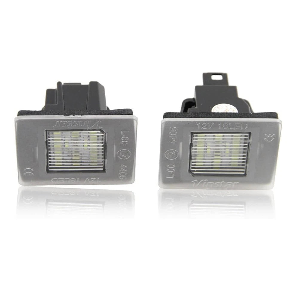 2Pcs Number Plate Lights for Mercedes Benz W177 W176 W166 X166 X218 S204
