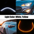 1 Pair LED Headlight Strip for Car (30cm) - Daytime Running Lights
