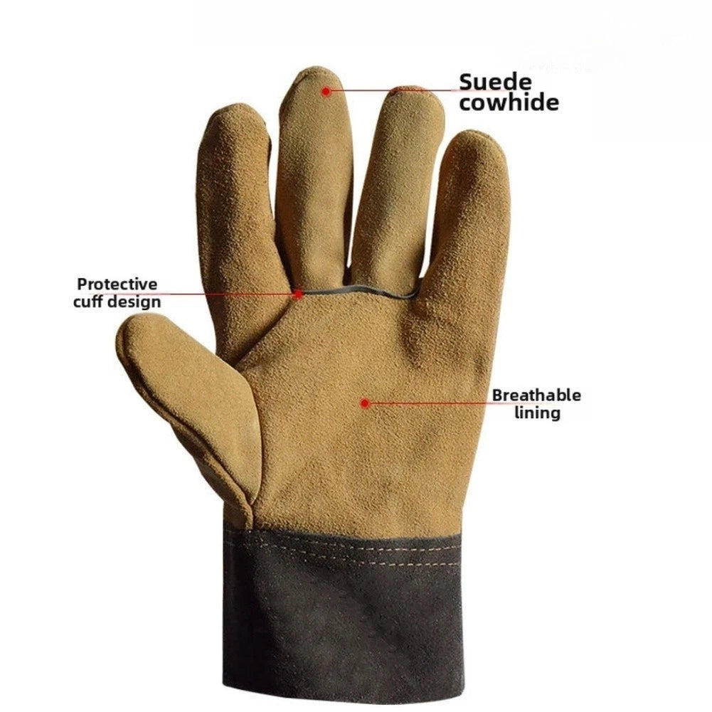 Cowhide Welding Gloves for Heavy Duty Use