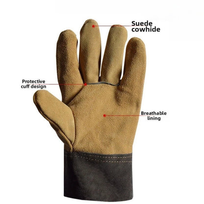 Cowhide Welding Gloves for Heavy Duty Use