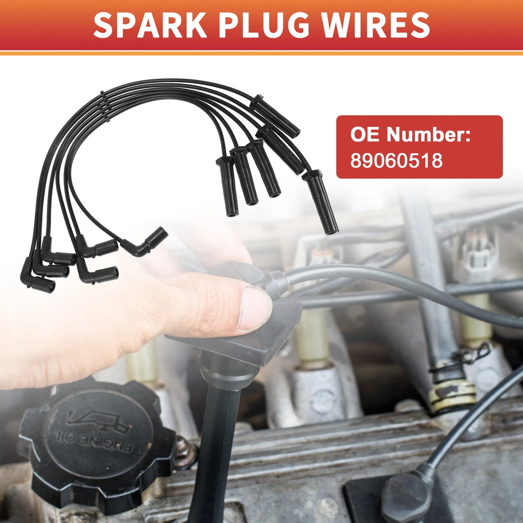 Spark Plug Wire Set for Chevrolet Express 1500 Ignition Coil Cable (1996–2014)