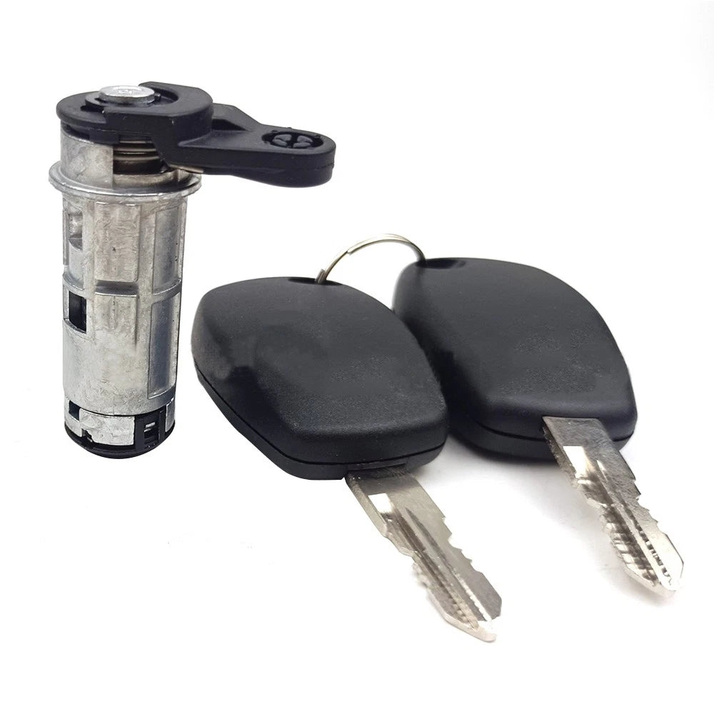 1 set 905023868R Ignition Switch Lock Replacement With 2 Keys For Renault Lada