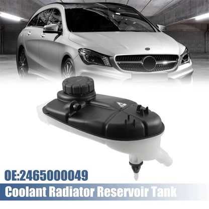 Plastic Coolant Reservoir Overflow Tank for Mercedes CLA GLA (2014–2020)