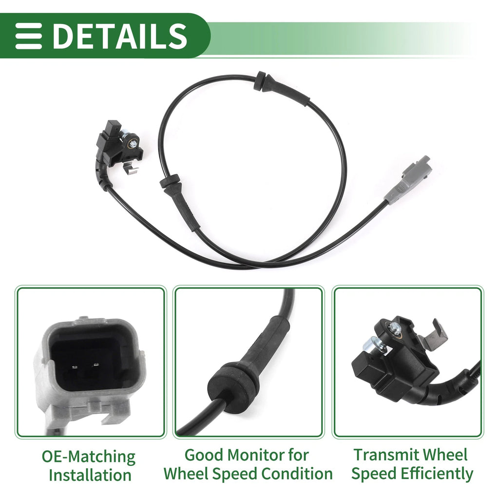 ABS Wheel Speed Sensor No. 9659058180/ZQ80018980 for Citroen C4 (2004–2011)