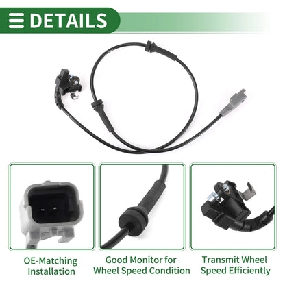 ABS Wheel Speed Sensor No. 9659058180/ZQ80018980 for Citroen C4 (2004–2011)