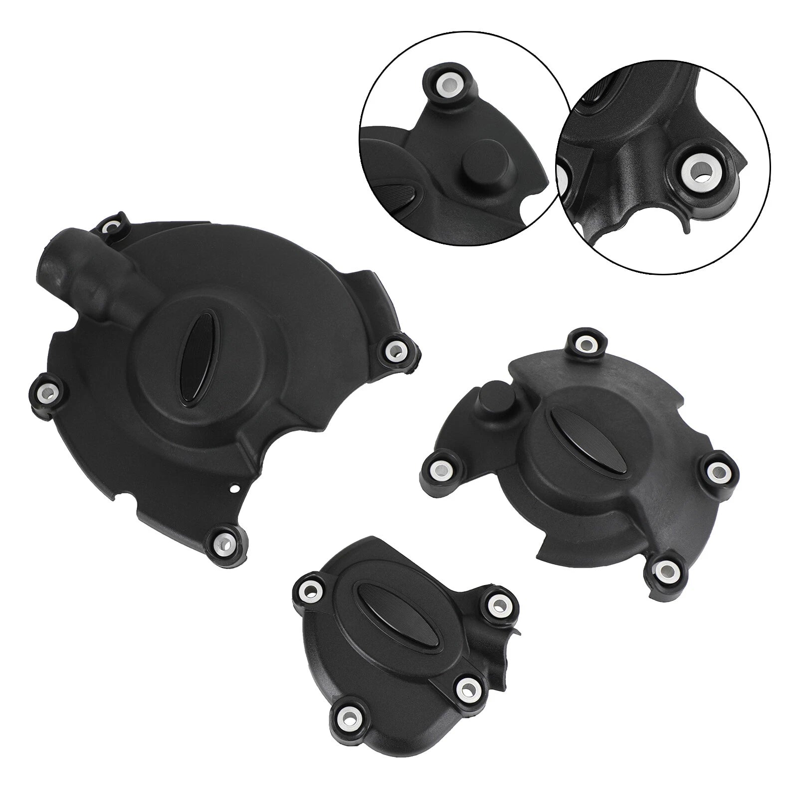 Alternator Cover, Clutch Cover, Timing Cover for Yamaha YZF-R1 (2015–2016)