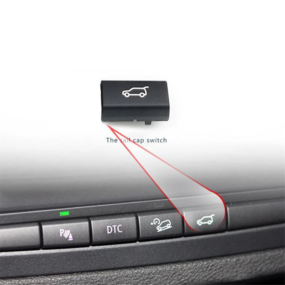 Tailgate Rear Boot Switch Button Cover for BMW X5 E70 (2006–2013) X6 E71 (2008–2014)