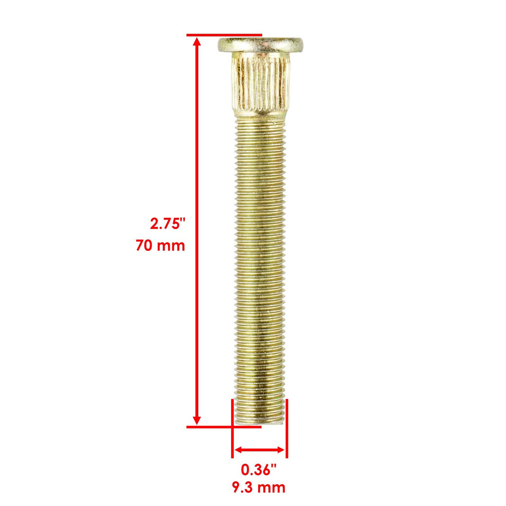 Front Wheel Hub and Studs for Polaris RZR 570 EFI (2012–2013)