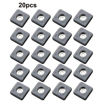 20pcs Furniture Movers Sliders with Screw on Installation
