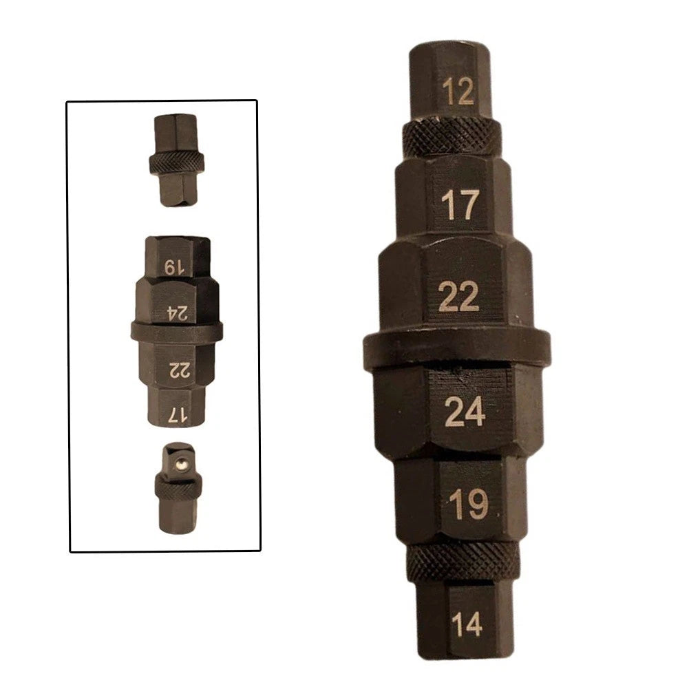 Motorcycle Axle Tool for - Carbon Steel, Convex Socket