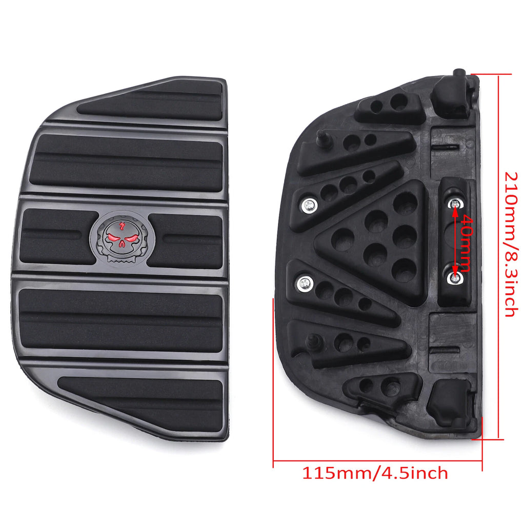 Footboard Insert Kit for Harley Touring/Softail (1987–2015)