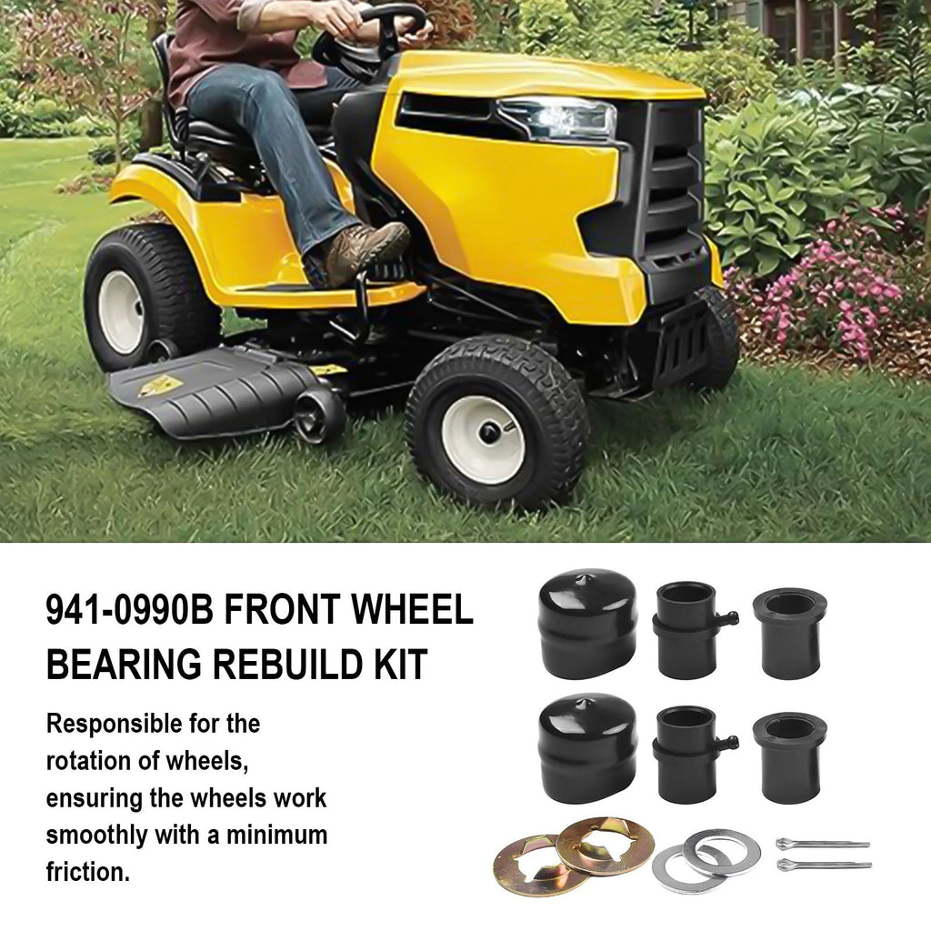 Front Wheel Bearing Rebuild Kit for Lawn Tractors (Multiple Models)