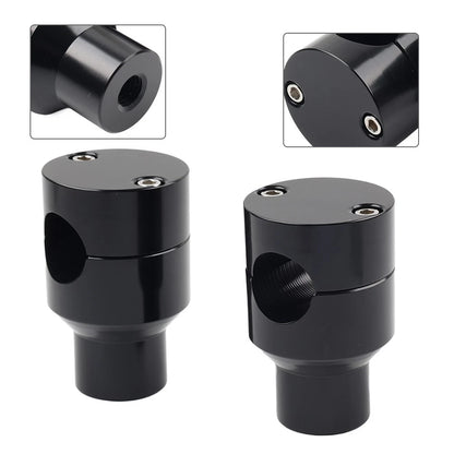 7/8" Handlebar Riser Clamp Mount Kit for Harley, Honda (Fits )