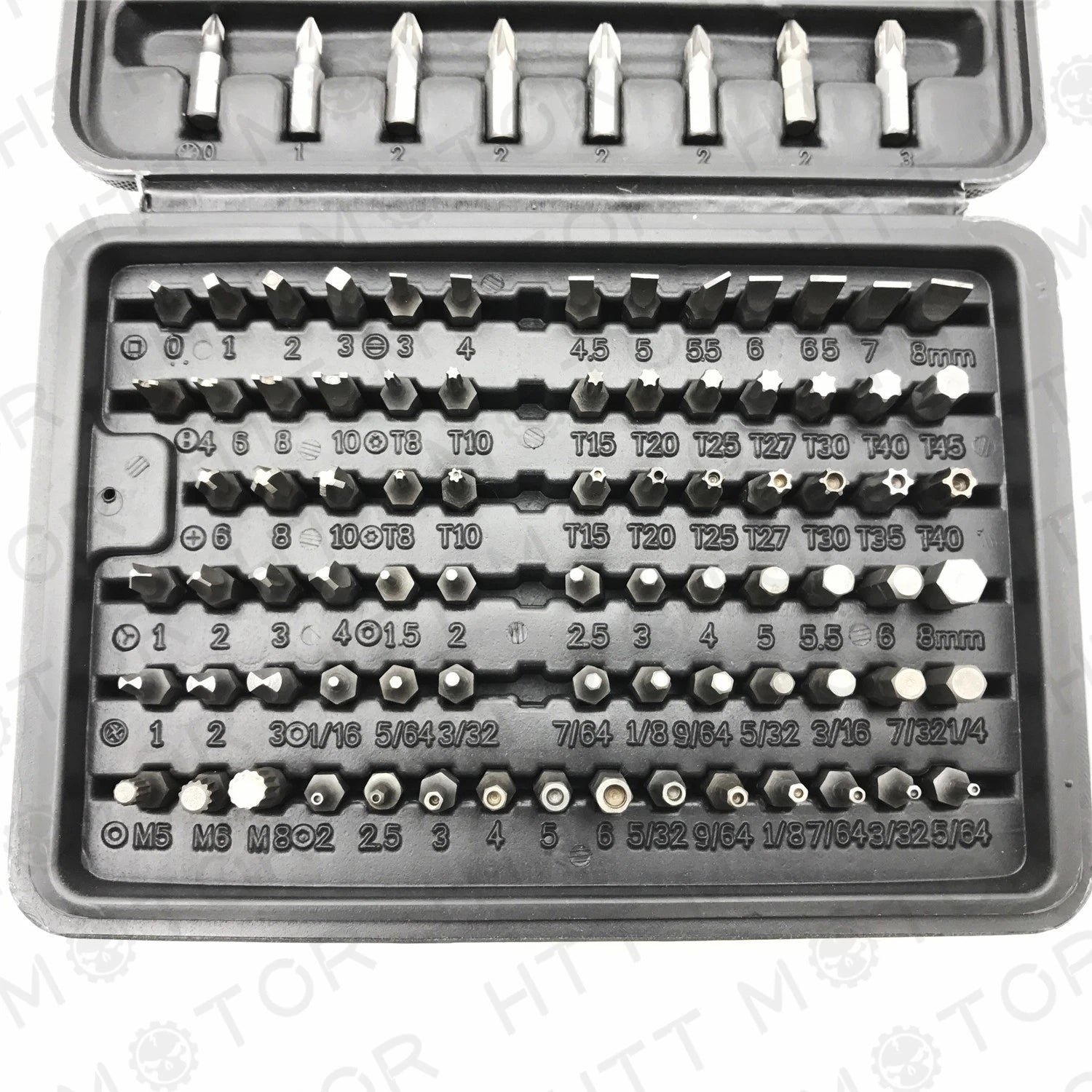 Set of 100 Torx Hex Security Bit Set for Screwdrivers