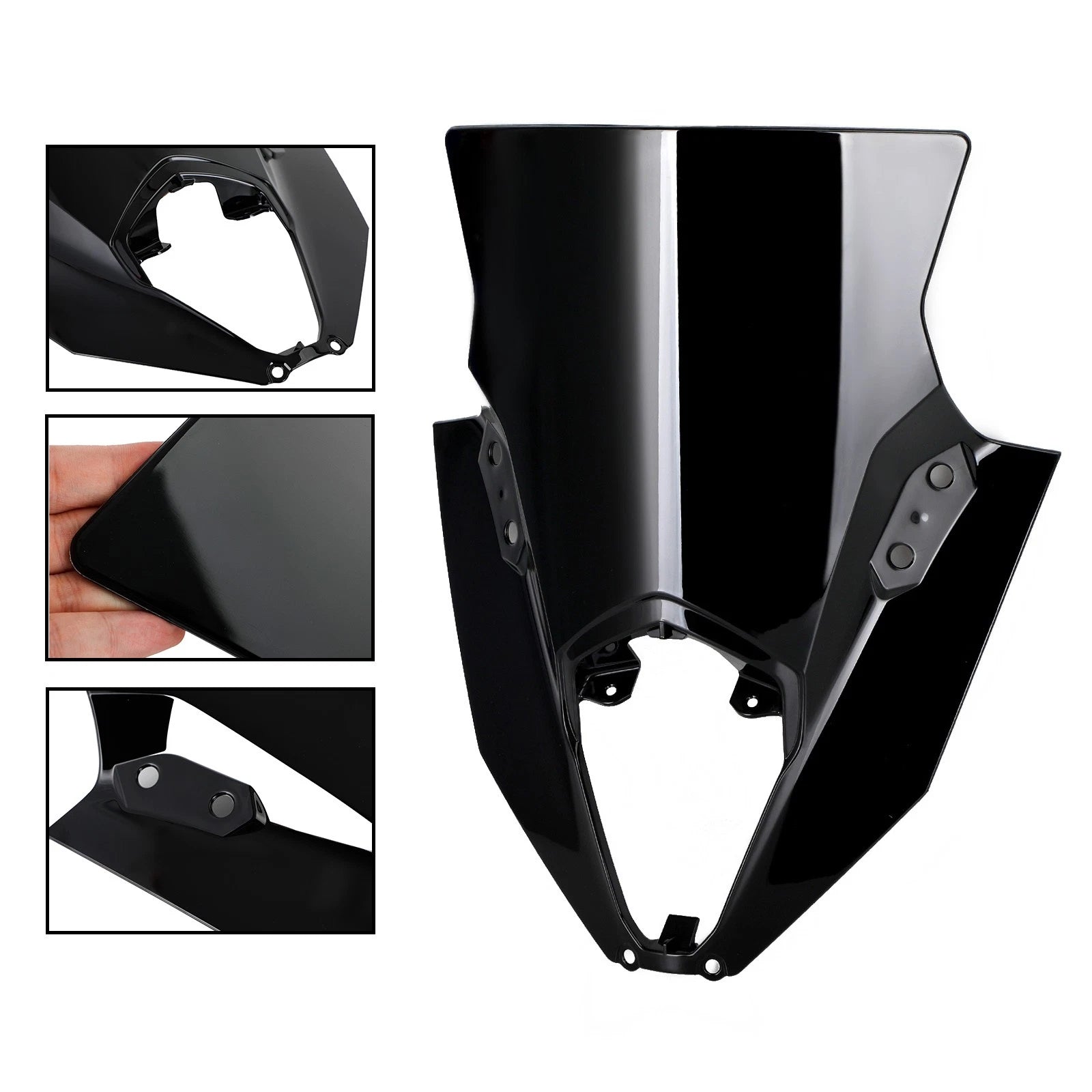 Windshield Protector for Kawasaki Ninja 650 ER6F (2020–2022) Black