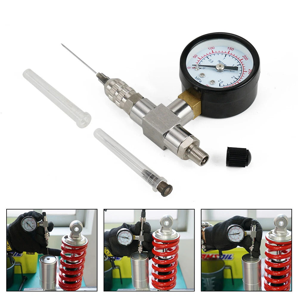 Shock Nitrogen Needle Fill Tool for FOX, CanAm Mavericks Commanders (350PSI)
