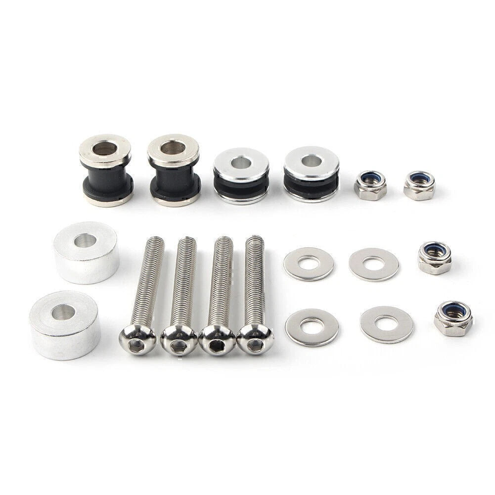 Detachable Sissy Bar Docking Hardware Kit Fit For Harley Softail FLSTC FXSTC