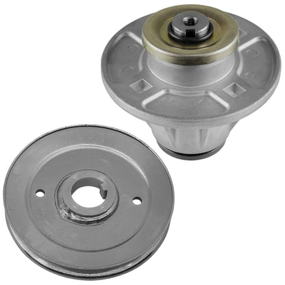Deck Spindle with Pulley Replacement for Gravely ZT1634 ZT1734 ZTXL1734 (2000–2017)