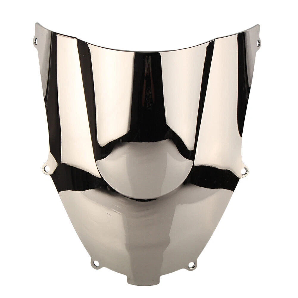 Double Bubble Windshield for Kawasaki ZX9R (2000–2003) Silver