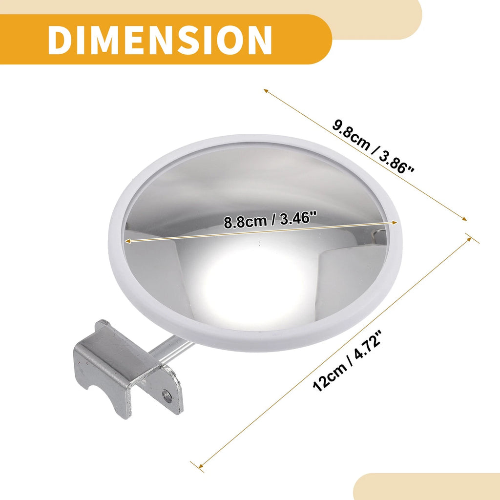 1 Pair Blind Spot Mirrors for Car (360 Degree Rotation, Adjustable)