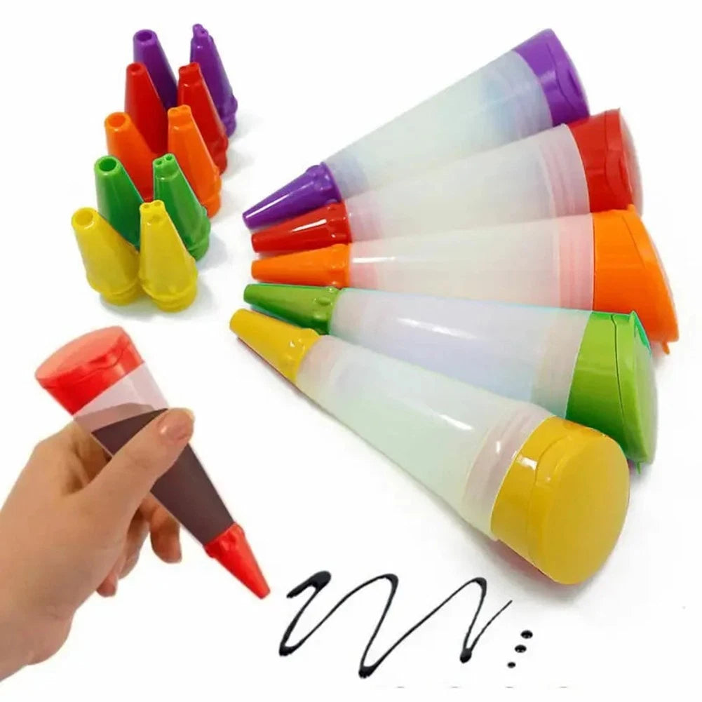 Silicone Cake Decorating Tool for Writing Drawing Piping Icing Chocolate Cream