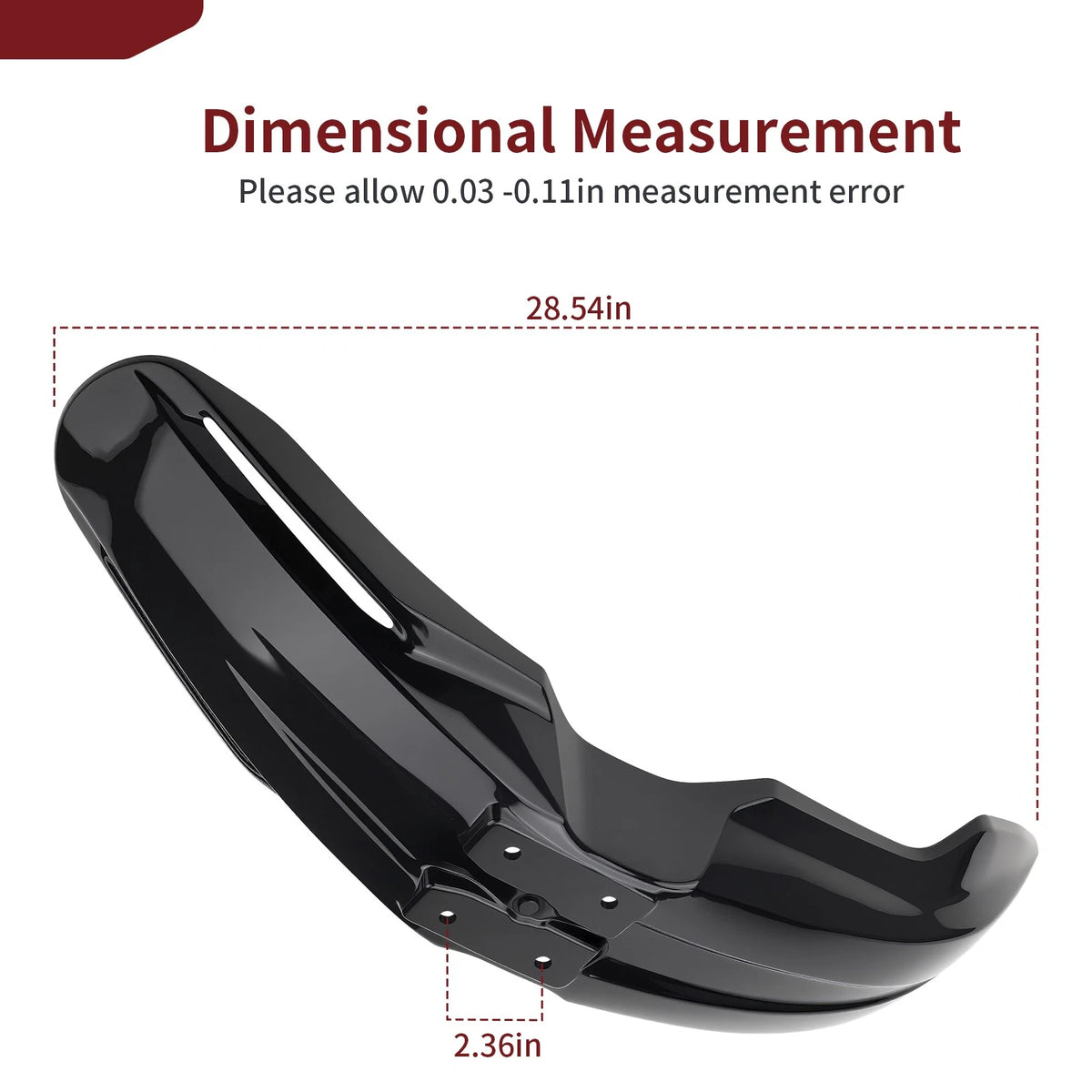 Black Front Fender for Suzuki DRZ400SM (2005–2024) 53111-29FA0-019