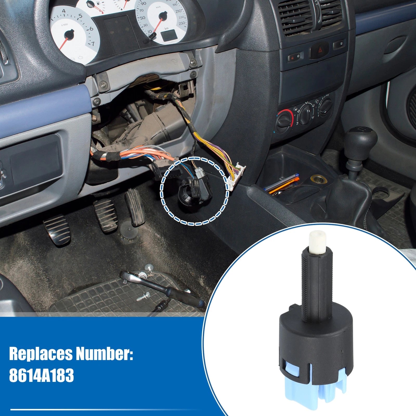 Stop Lamp Stoplight Switch Assembly Replacement for Mitsubishi Lancer (2002–2017)