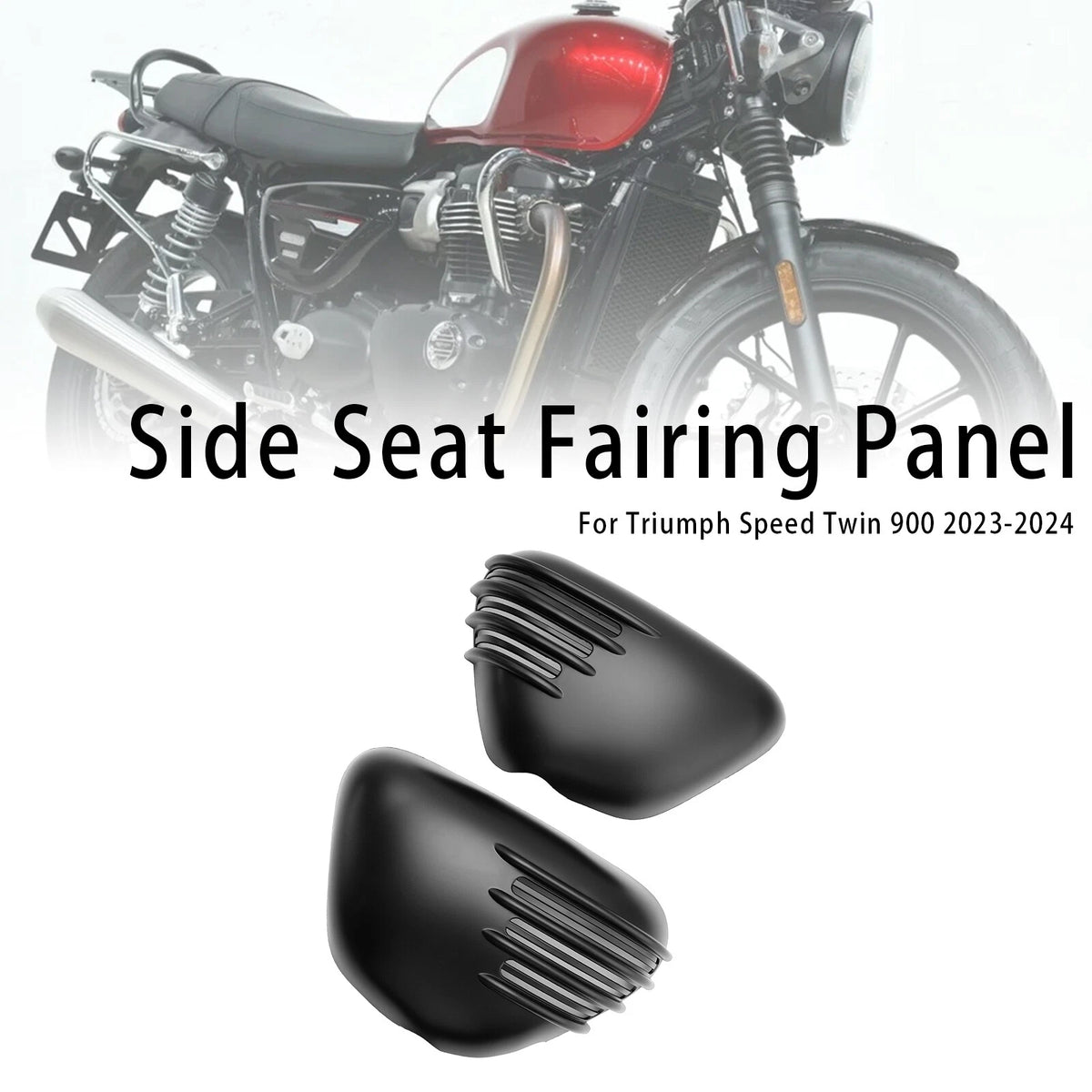 Side Seat Fairing Panel Cowl for Speed Twin 900 (2023–2024) Matte Black T9