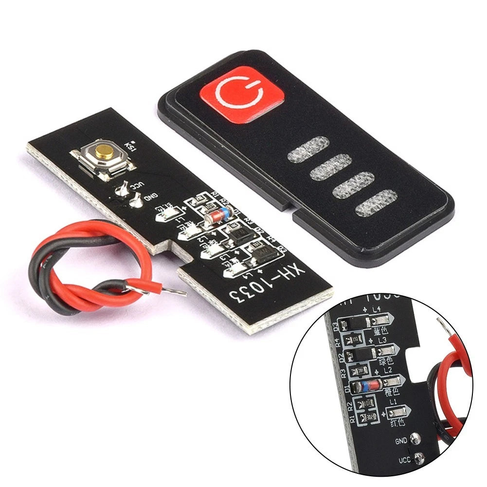 Battery Capacity Indicator for 5S 18V 21V Electric Batteries