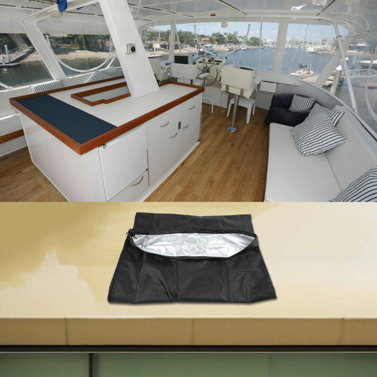 Privacy Curtains Tent for Boats, Yachts, Camping, Beaches - Easy Setup